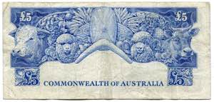 Australia 5 Pounds 1954 (ND)
