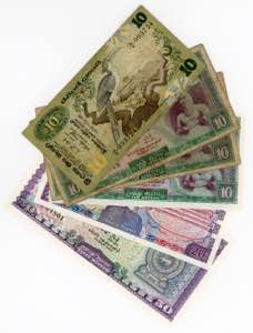 Sri Lanka Lot of 6 Banknotes 1977 ... 