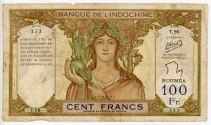 New Caledonia 100 Francs ... 