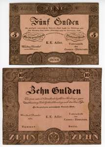 Austria 5 & 10 Gulden ... 