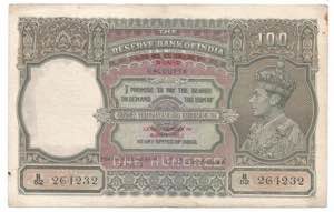 Burma 100 Rupees 1947 ... 