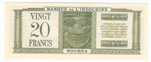 New Caledonia 20 Francs 1944 (ND)