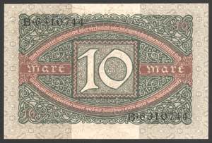 Germany - Weimar Republic 10 Mark 1920