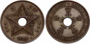 Belgian Congo 5 Centimes ... 