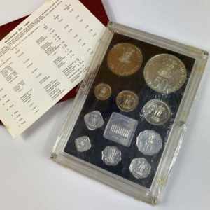 India Official Annual Proof Coin Set 1974 B ... 