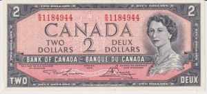 Canada 2 Dollars 1954 
