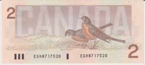 Canada 2 Dollars 1986 