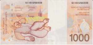 Belgium 1000 Francs 1998 (ND)