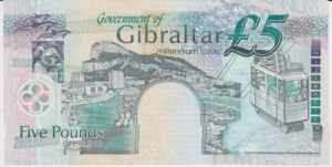 Gibraltar 5 Pounds 2000 