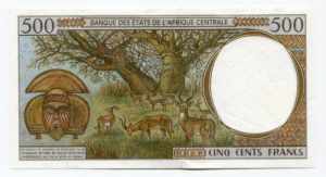 Central African States 500 Francs 2000 E for ... 