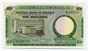 Nigeria 10 Shillings ... 