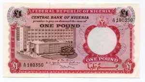 Nigeria 1 Pound 1967 ... 