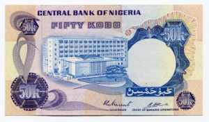 Nigeria 50 Kobo 1973 -78 ... 