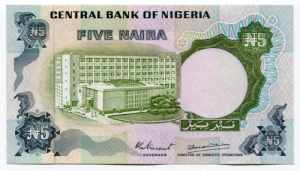 Nigeria 5 Naira 1973 -78 ... 