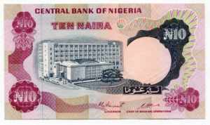 Nigeria 10 Naira 1973 ... 