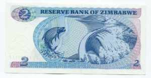 Zimbabwe 2 Dollars 1983 