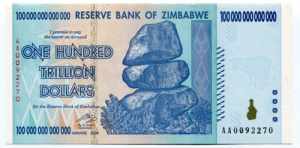 Zimbabwe 100 Trillion ... 