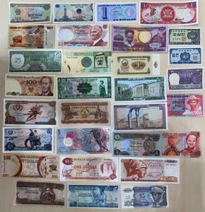 World Lot of 30 Notes