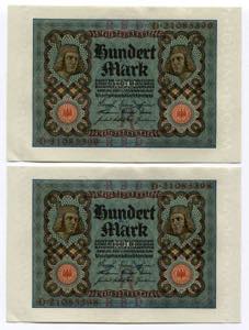 Germany Set of 2 Notes ... 