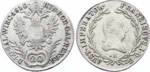 Austria 20 Kreuzer 1810 ... 