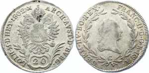 Austria 20 Kreuzer 1802 ... 
