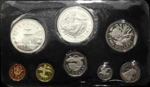 Barbados Set of 8 Coins ... 