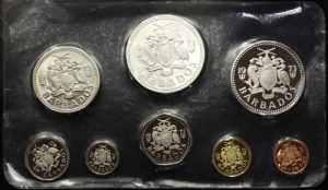 Barbados Set of 8 Coins 1973 