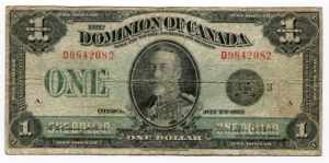 Canada 1 Dollar 1923 