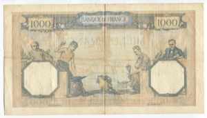 France 1000 Francs 1938 