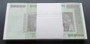 Zimbabwe 50 Trillion 2008 Full Bundle (100 ... 