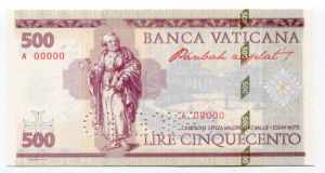 Vatican / Papal States 500 Lire 2014 ... 