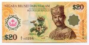 Brunei 20 Dollars 2007 