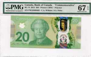 Canada 20 Dollars 2015 ... 