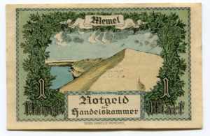 Germany Memel 1 Mark 1922 Notgeld