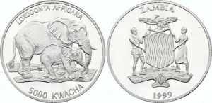 Zambia 5000 Kwacha 1999 