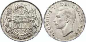 Canada 50 Cents 1949 