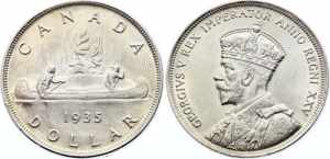 Canada 1 Dollar 1935 