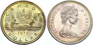 Canada 1 Dollar 1972 