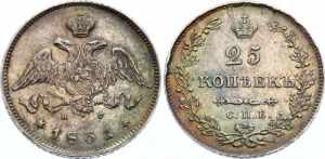 Russia 25 Kopeks 1831 ... 