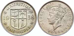 Mauritius 1 Rupee 1938 