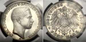 Germany - Empire Saxe-Coburg-Gotha 5 Mark ... 