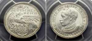 Germany - Empire Prussia 2 Mark 1913 G Karl ... 