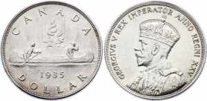 Canada 1 Dollar 1935 