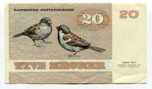 Denmark 20 Kroner 1979 