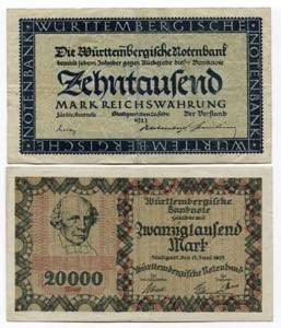 Germany Set of 5 Notgelds 1923 