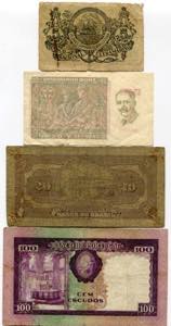 World Lot of 4 Notes 1918 -61