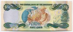 Bahamas 1/2 Dollar 2001 