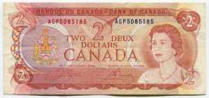 Canada 2 Dollars 1974 