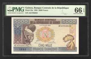 Guinea 5000 Francs 1985 ... 
