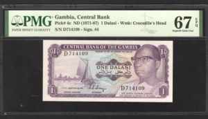 Gambia 1 Dalasi 1971 ... 